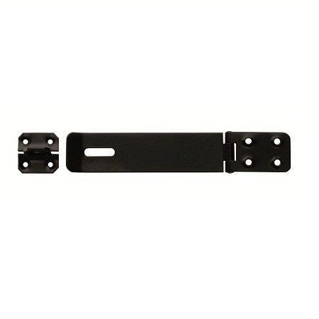 Safety Hasp And Staple - Prepack - 150mm - Epoxy Black | Tilers Tools