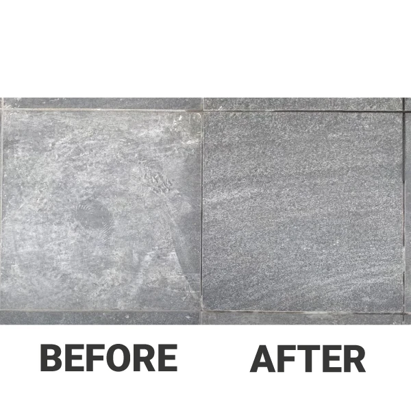 grout haze remover before and after