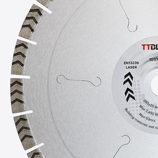 TT-BLADES Building Materials Diamond Blade for Wet Saws (350mm) - Image 2