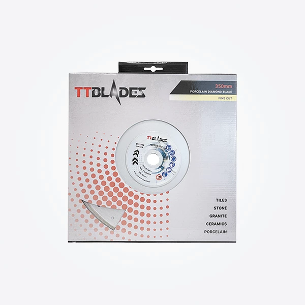 TT-BLADES Fine Cut Porcelain Diamond Blade for Wet Saws (350mm) - Image 3