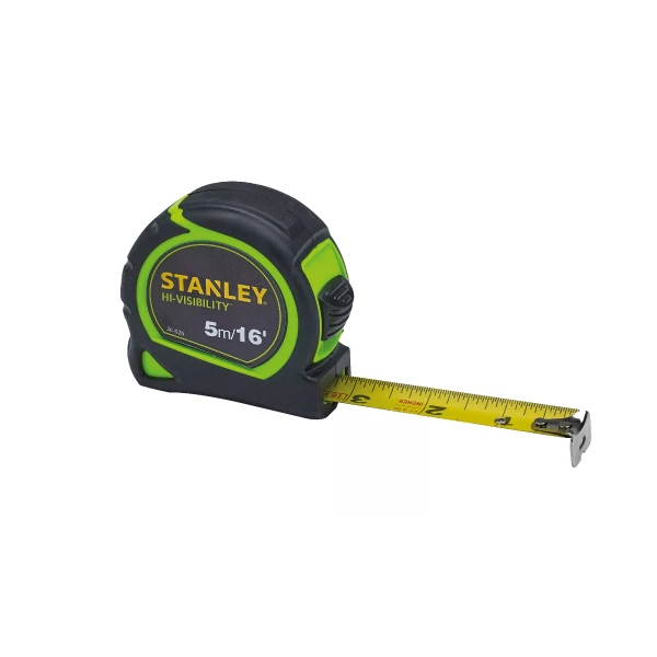 Stanley Tylon Hi-Viz Pocket Tape 5m/16ft (width 25mm)