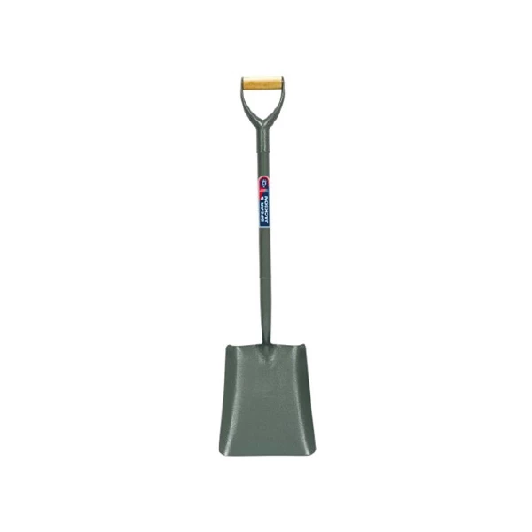 S&J Tubular Steel Square Mouth Shovel