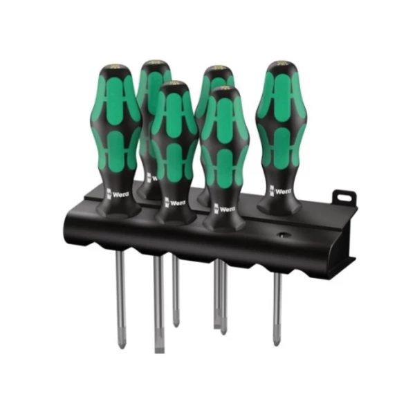 Wera Kraftform Plus Lasertip Screwdriver Set, 6 Piece