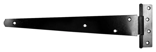 Medium Tee Hinge - Pair - Prepack 250mm Epoxy Black