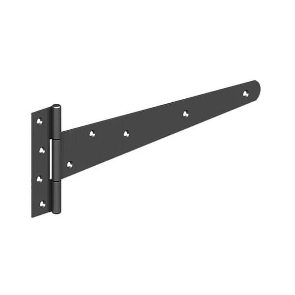 Standard Tee Hinge - Pair - Prepack - 200mm Epoxy Black