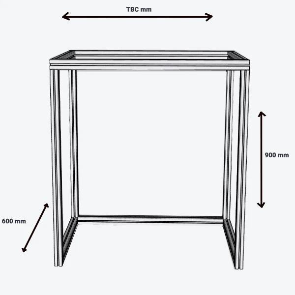 Outdoor Kitchen Frames (Single Fridge Unit) - Image 2