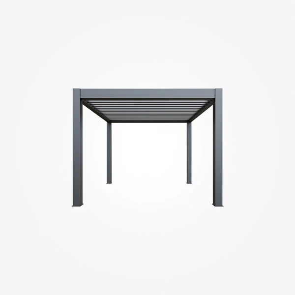 Segreto Square 3m x 3m Aluminium Garden Pergola - Image 2