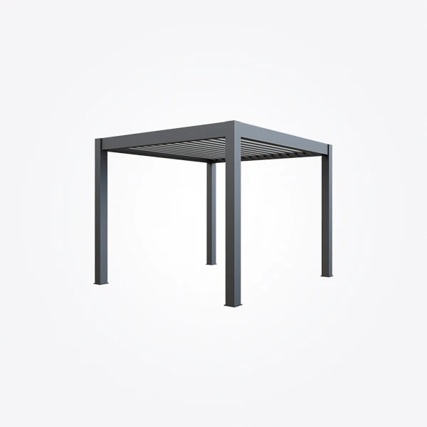 Segreto Square 3m x 3m Aluminium Garden Pergola - Image 4